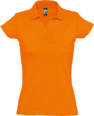 Рубашка поло женская Prescott Women 170, оранжевая (Оранжевый)