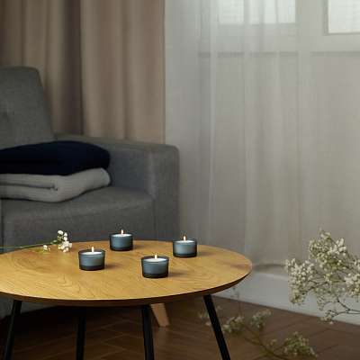 Набор ароматических свечей Sento, синий