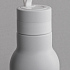 Бутылка для воды "Фитнес" 700 мл, покрытие пудра, белый - Фото 4