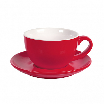 Чайная/кофейная пара CAPPUCCINO (Красный)