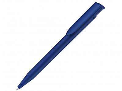 Ручка шариковая пластиковая Happy Gum, soft-touch (Синий)