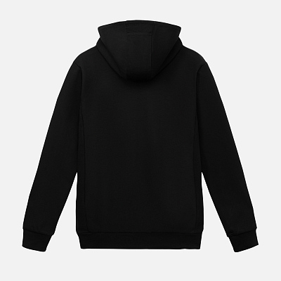 Толстовка на молнии с капюшоном MATEO черная, размер L