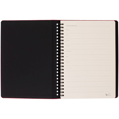 Ежедневник Spring Urban на заказ, недатированный, красный