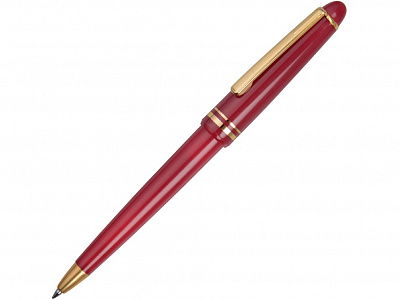 Ручка пластиковая шариковая Анкона (Бордовый/золотистый)
