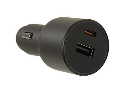 Устройство зарядное автомобильное Xiaomi 67W Car Charger (USB-A + Type-C) (Чёрный)