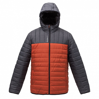 Куртка мужская Outdoor, серая с оранжевым (Серый)