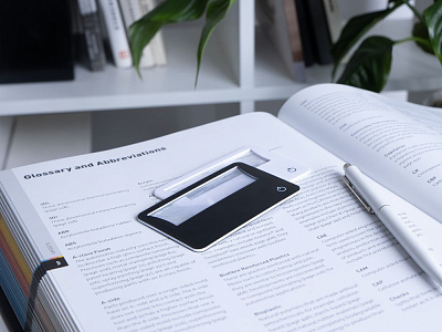 Лупа Visionary с подсветкой, белая