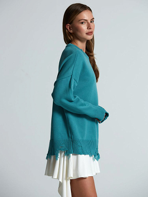 Свитер оверсайз Tricksy Net Grunge на заказ, акрил