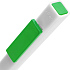 Ручка шариковая Swiper SQ, белая с зеленым - Фото 4