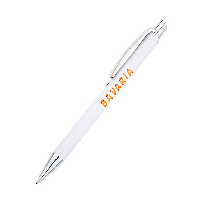 Ручка металлическая Bright, оранжевая (Оранжевый)