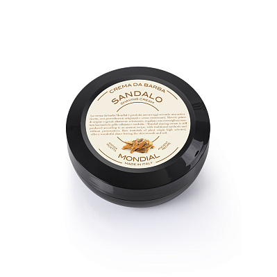 Крем для бритья Mondial "SANDALO" с ароматом сандалового дерева пластиковая чаша 75 мл