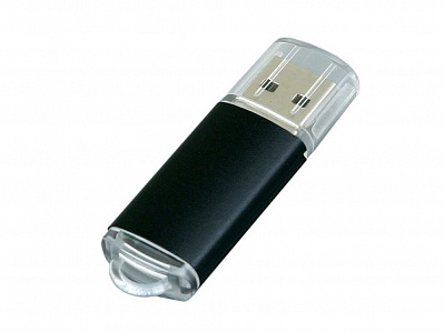 USB 3.0- флешка на 128 Гб с прозрачным колпачком (Черный)