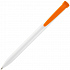 Ручка шариковая Favorite, белая с оранжевым - Фото 3