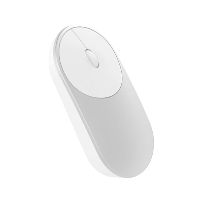 Мышь беспроводная Xiaomi Mi Portable Mouse, серебро матовое