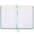 Ежедневник Bookmark, недатированный, черный с голубым - Фото 7