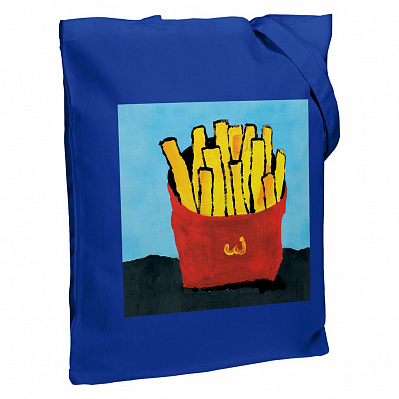 Холщовая сумка «Фри», ярко-синяя (Синий)
