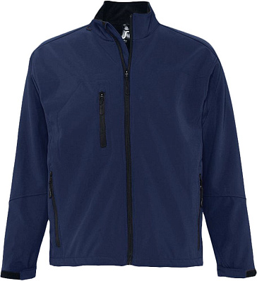 Куртка мужская на молнии Relax 340, темно-синяя (Темно-синий)
