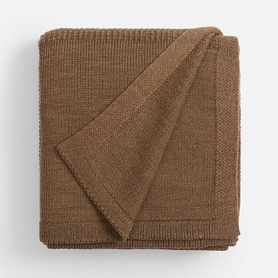 Плед Voyage в кофре, коричневый