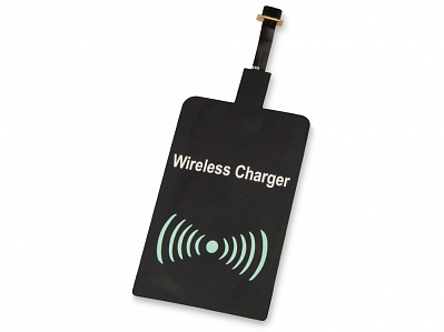 Приёмник Qi для беспроводной зарядки телефона, Micro USB (Черный)
