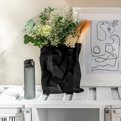 Бутылка для воды Флип (Flip), серая