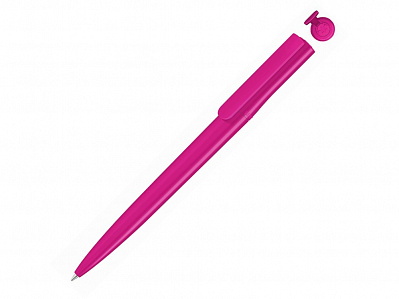 Ручка шариковая из переработанного пластика Recycled Pet Pen switch (Розовый)