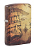 Зажигалка Zippo Pirate Ship с покрытием White Matte, латунь/сталь, белая, матовая, 38x13x57 мм - Фото 1