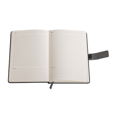 Ежедневник недатированный "Монти", формат А5, черный