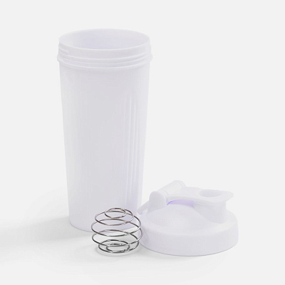 Спортивный шейкер Shake It Easy, белый