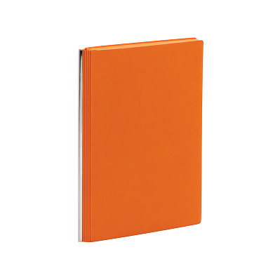 Ежедневник недатированный "Аскона", формат А5, гибкая обложка  (Оранжевый)