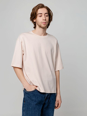 Футболка унисекс оверсайз Street Vibes, молочно-белая (Бежевый)