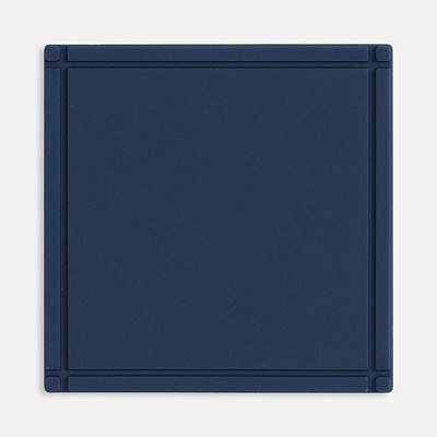 Лейбл из ПВХ Dzeta, L, темно-синий (Тёмно-синий)