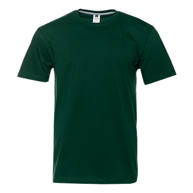 Футболка унисекс без бокового шва STAN хлопок 160, 02 (Тёмно-зелёный)