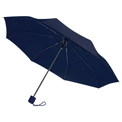 Зонт складной Basic  (Темно-синий)
