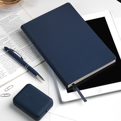 Ежедневник Стар (Star) недатированный, синий (без упаковки, без стикера)