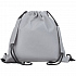Детский рюкзак-мешок Manifest из светоотражающей ткани, серый - Фото 2