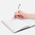 Ручка шариковая Arc Soft Touch, белая - Фото 4