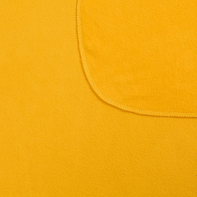 Флисовый плед Warm&Peace, желтый