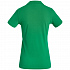 Рубашка поло женская Safran Timeless зеленая - Фото 2