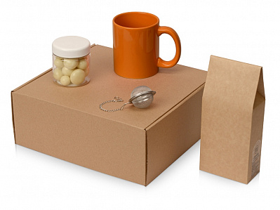 Подарочный набор Tea Cup Superior (Коричневый, оранжевый)