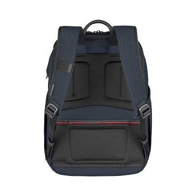Рюкзак VICTORINOX Architecture Urban2 City Backpack 14'', синий, полиэстер / кожа, 30x19x42 см, 17 л