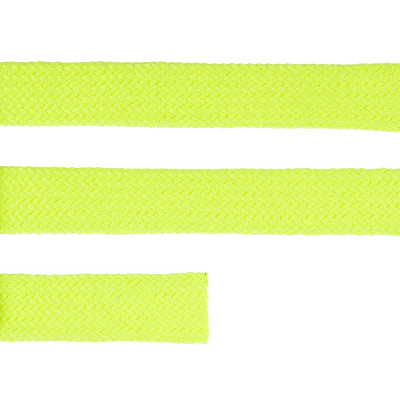 Плоский шнур Cord M, желтый неон, 60 см
