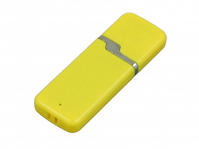 USB 2.0- флешка на 8 Гб с оригинальным колпачком (Желтый)