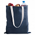 Холщовая сумка на плечо Juhu, синяя - Фото 4