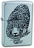 Зажигалка ZIPPO Leopard, с покрытием Satin Chrome™, латунь/сталь, серебристая, матовая, 38x13x57 мм - Фото 1