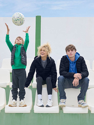 Куртка с капюшоном мужская Stream Men, темно-синяя