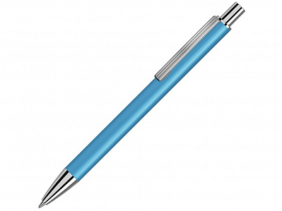 Ручка шариковая металлическая Groove (Голубой)