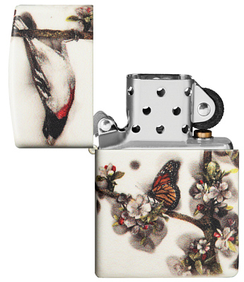 Зажигалка ZIPPO Spazuk Design с покрытием 540 Matte, латунь/сталь, разноцветная, 38x13x57 мм