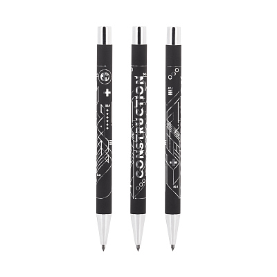 Карандаш "Aurora", покрытие soft touch, черный