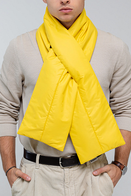 Шарф Bubble, стёганый (желтый)