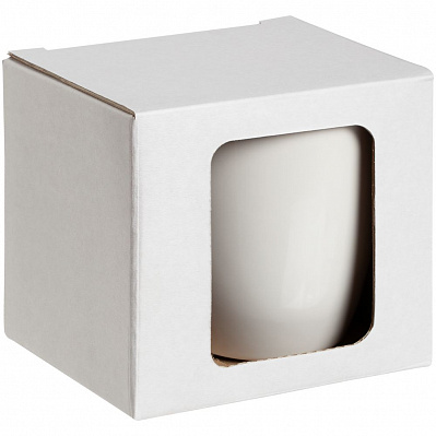 Коробка с окном для кружки Window, белая (Белый)
